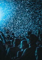 Fans and filmmakers mingling happily at the post-award celebration.