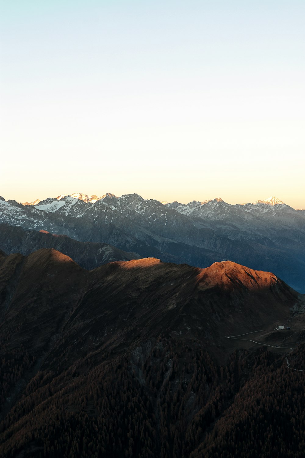 landscape photography of mountain