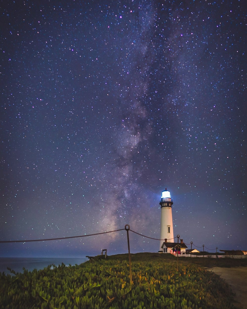 white lighthouse