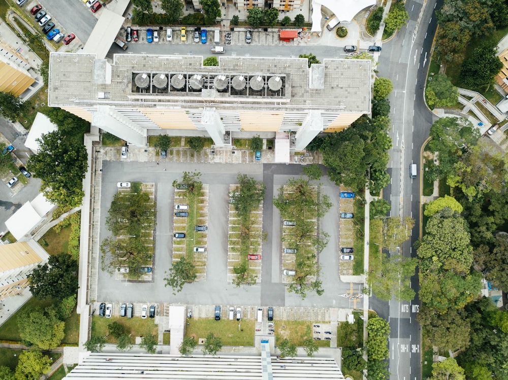 aerial photography of high rise building