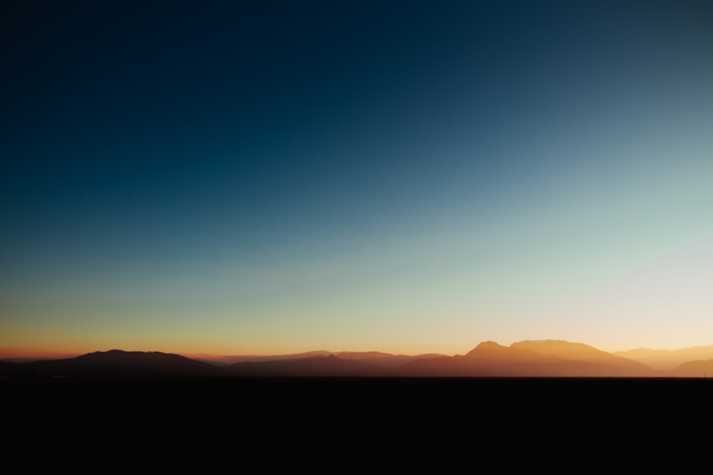 in distant photo of mountain