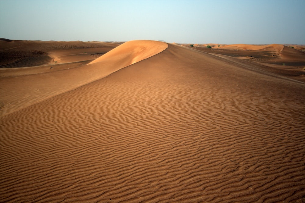 aerial photography of dessert