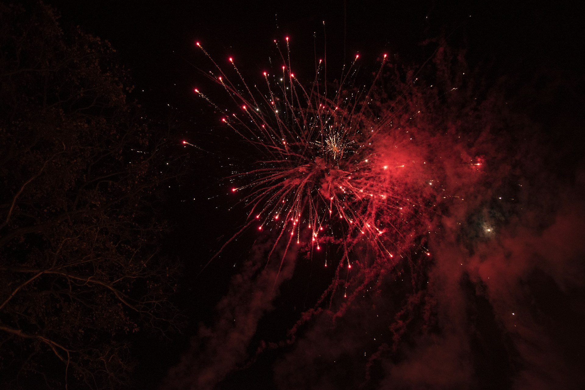 red fireworks