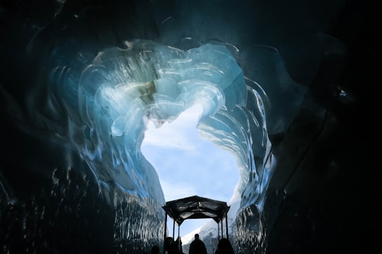 ice cave in Mer de Glace France