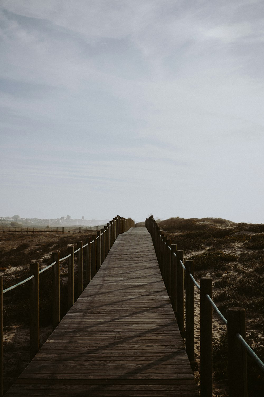 brown wooden road