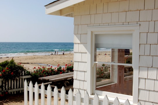 white concrete house near sea in Crystal Cove State Park United States