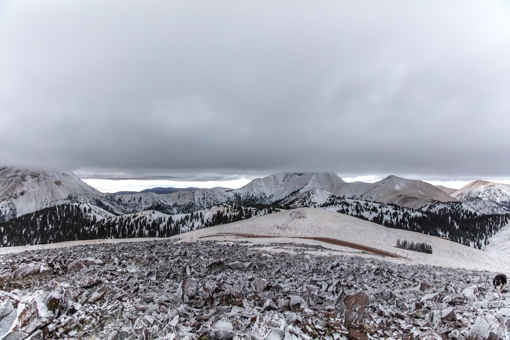 snow covered mountain