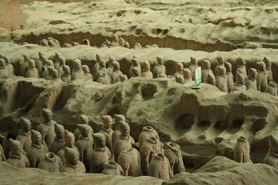 Terracotta warrior statue in Shaanxi China