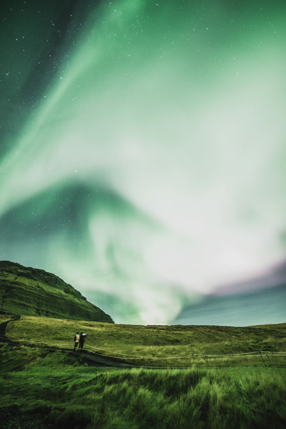 Northern Lights experience during a winter private tour in Iceland