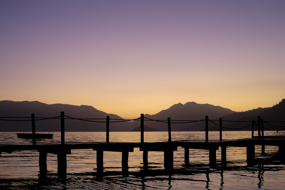 dock on body of water