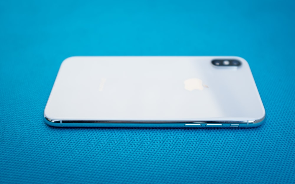 silver iPhone X