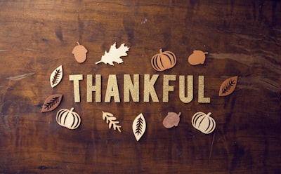 brown wooden board thanksgiving day zoom background