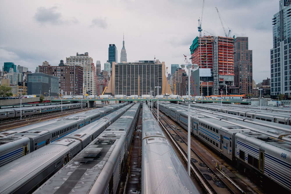 landscape photography of high-rise buildings