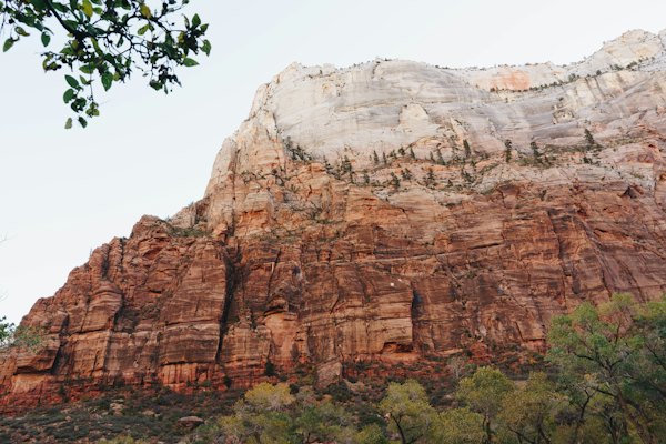 Low angle photography of rocks — Zion, United States
