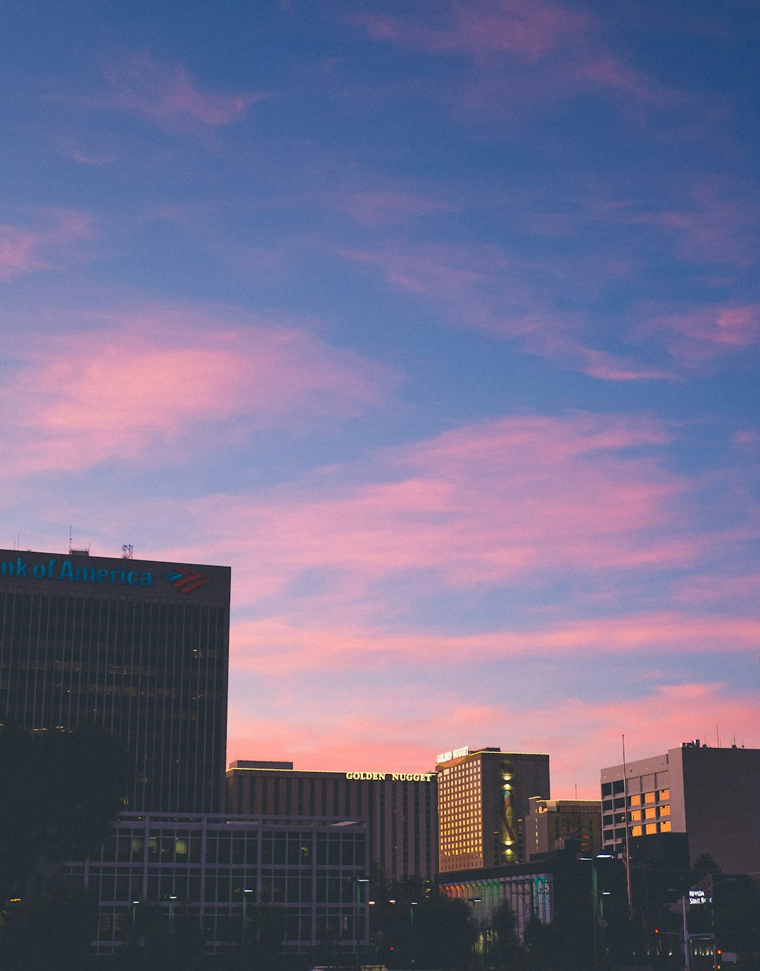 buildings during golden hour