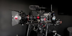 black and gray video camera