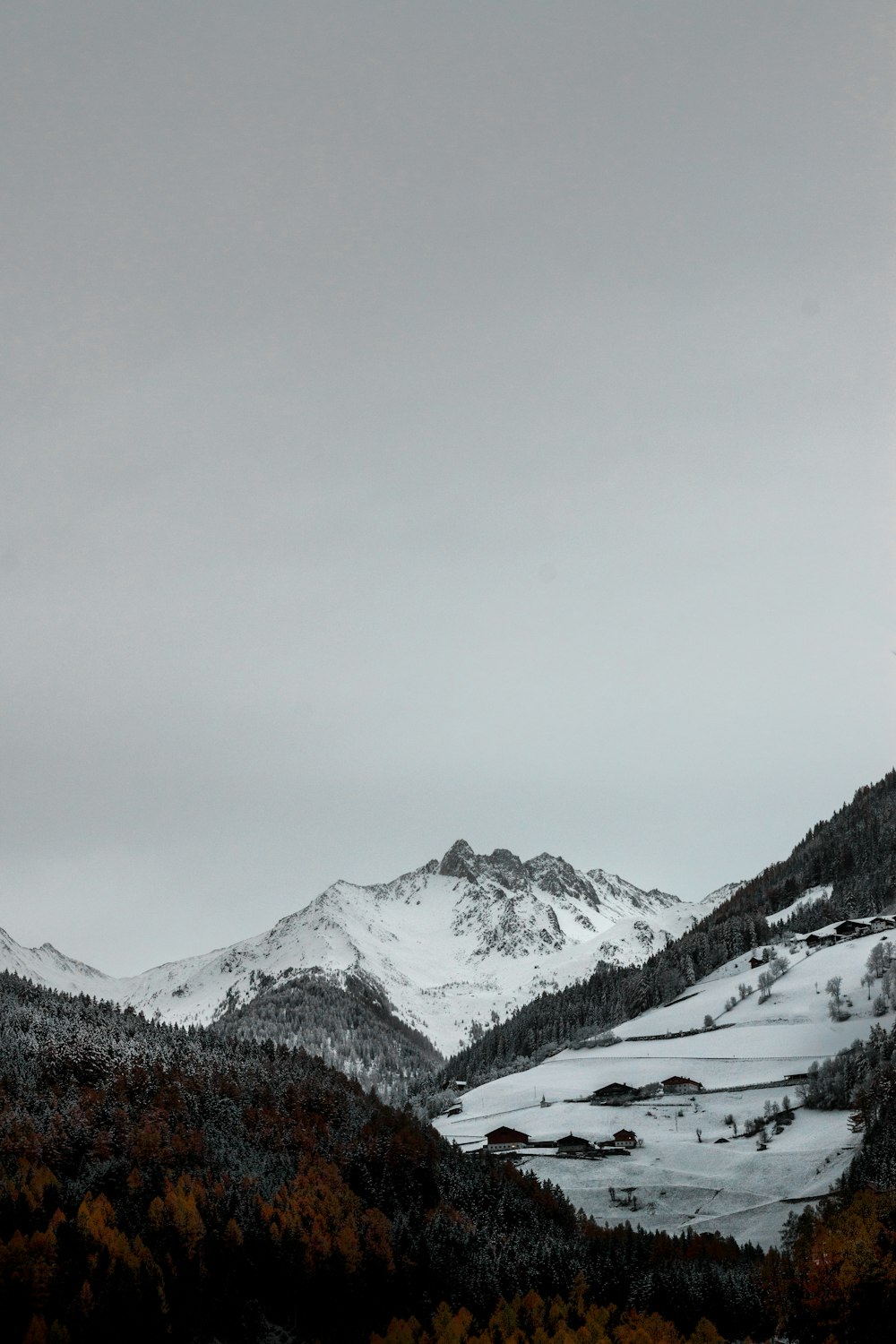 snow covered mountain