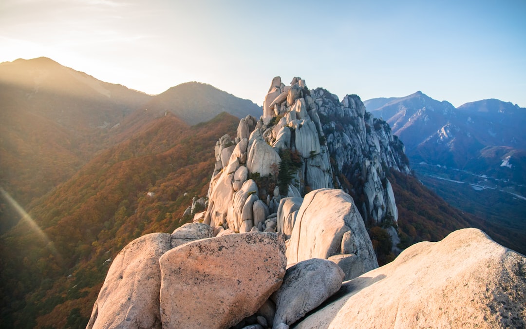 Summit photo spot Mt Ulsan rock South Korea