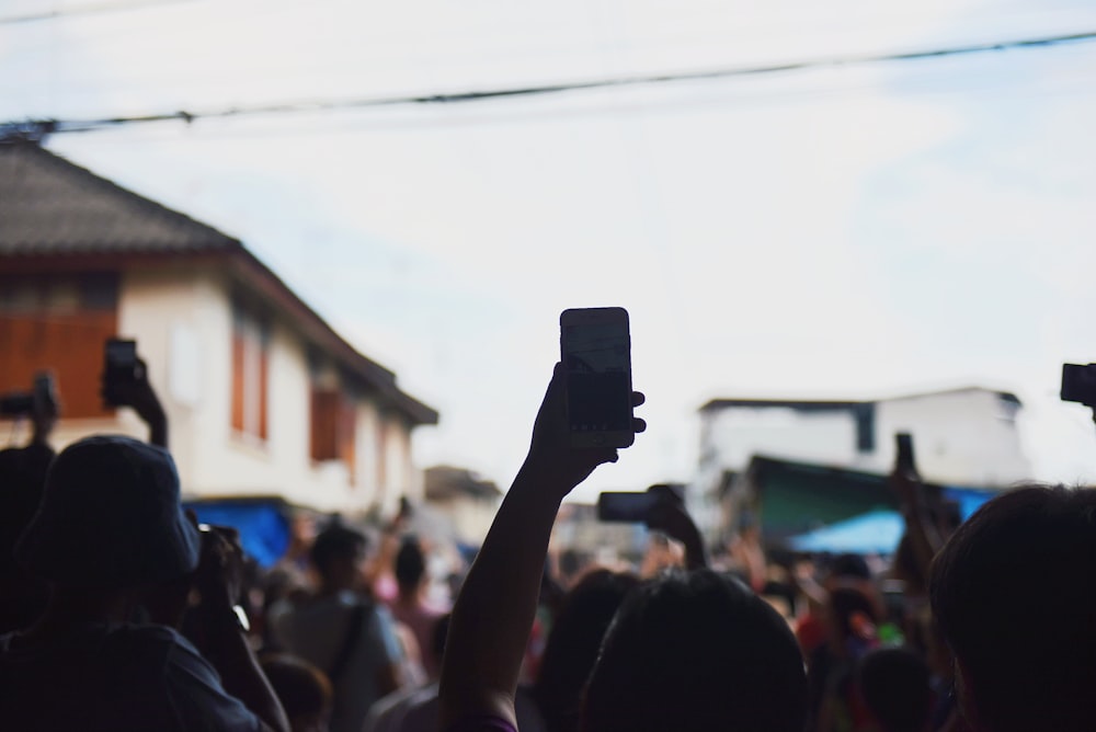 person holding smartphone