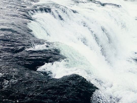 block waterfalls in Faxi Iceland