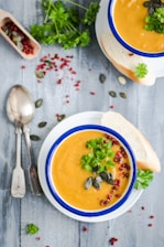 soup on bowl