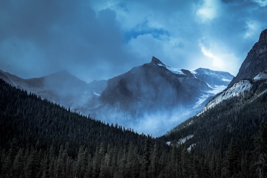 photo of mountain alps in Yoho National Park Canada