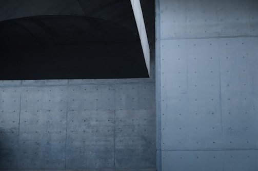 A completed industrial bunker with modern design.