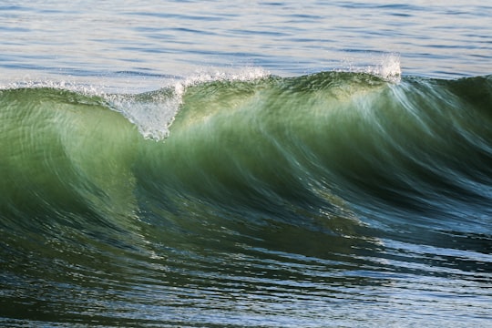 selective focus photography sea wave in Durban South Africa