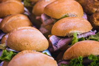 ham and lettuce burgers
