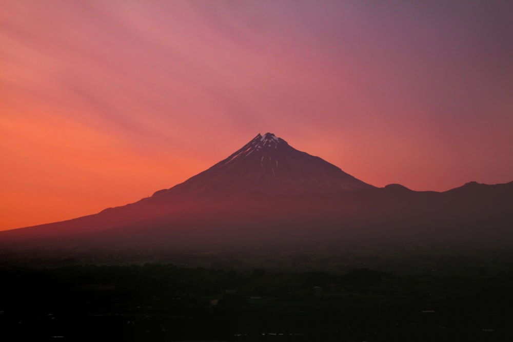 mountain surrounded by clouds