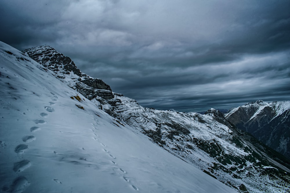 snow covered mountain