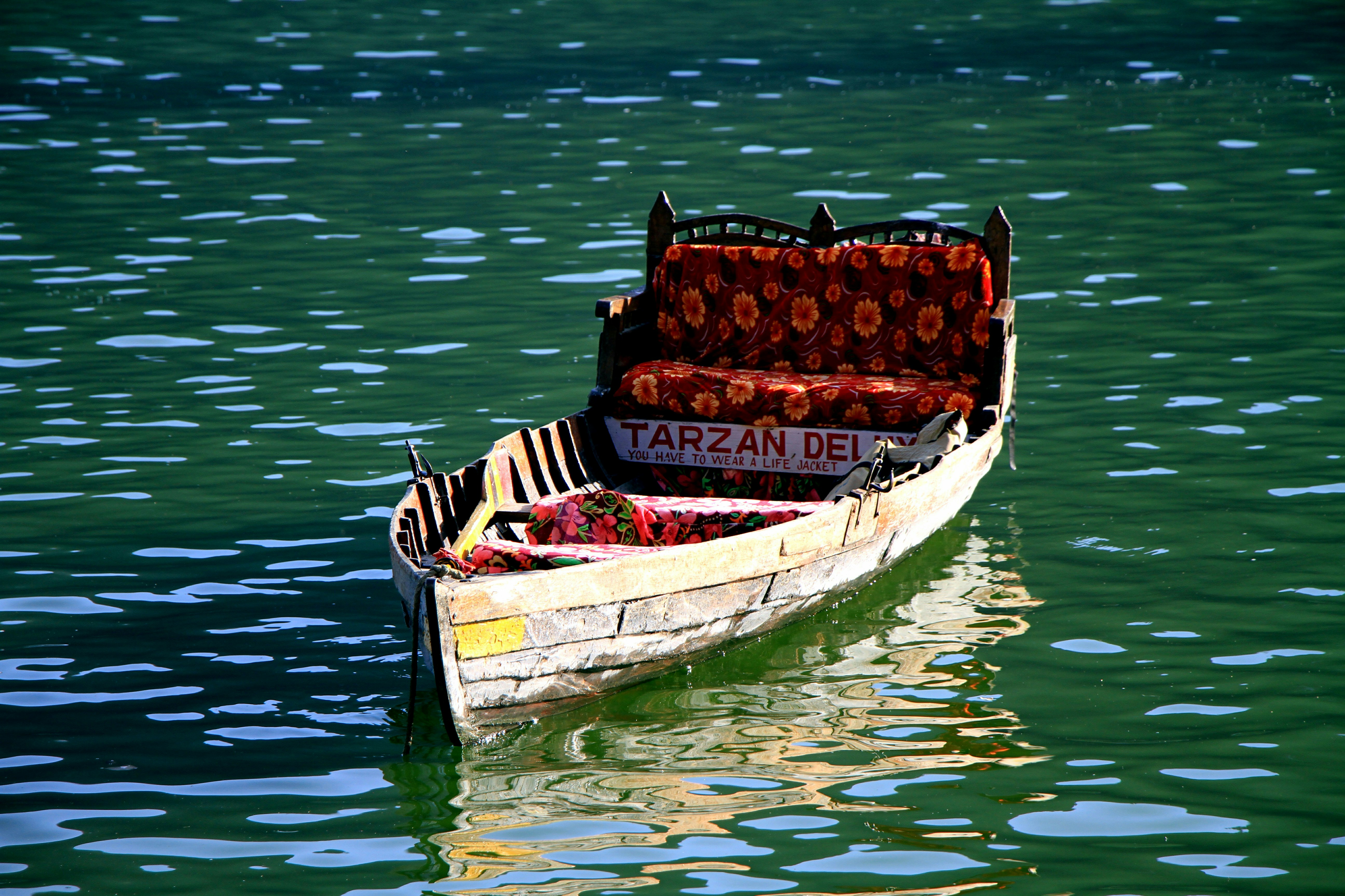 Boating experience in the lake