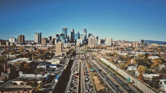 aerial photography of the city at daytime in Minneapolis United States