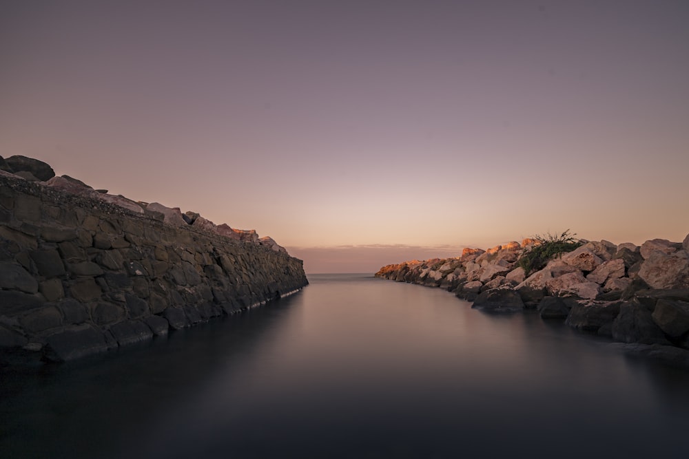 river with mountains