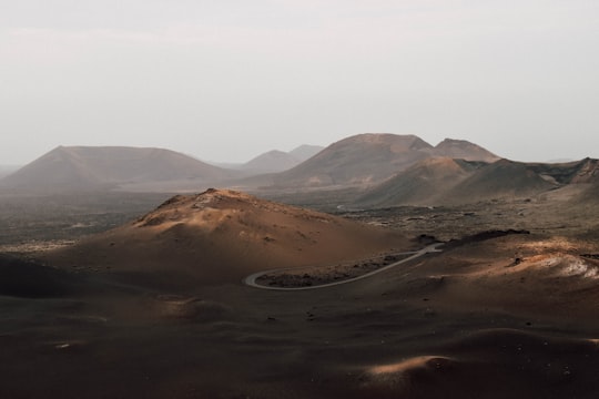 desert landscape photography in Timanfaya National Park Spain