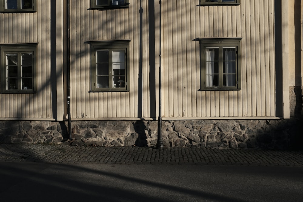 white wooden house