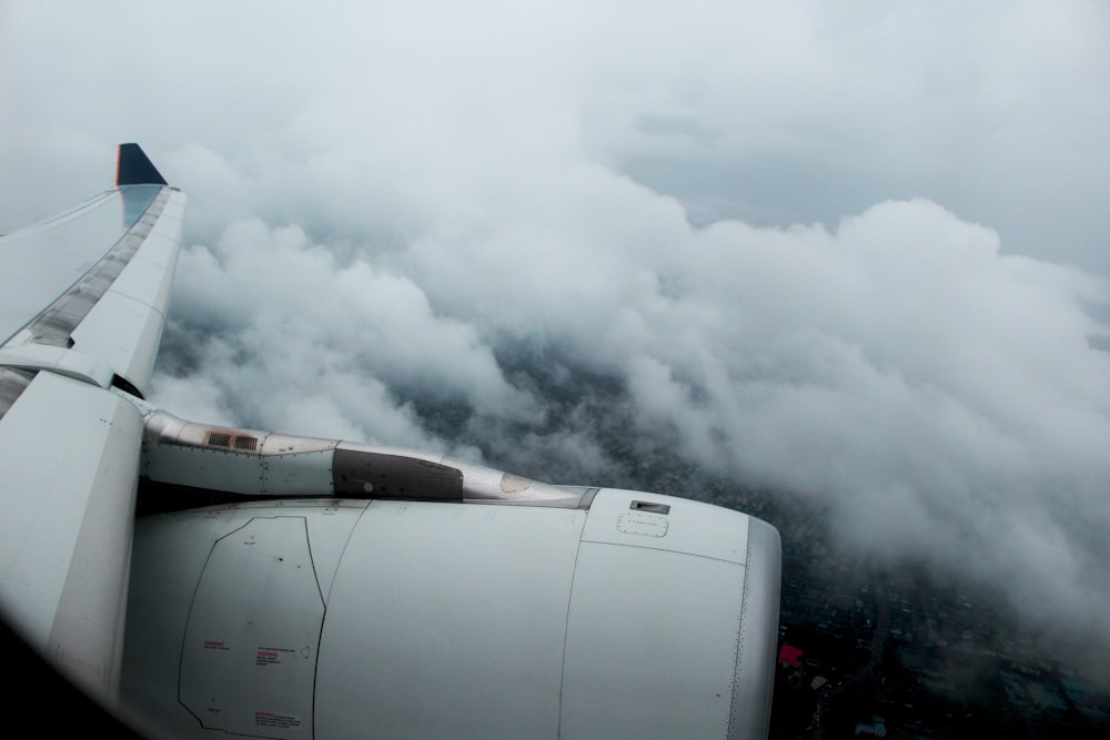 macro shot photography of sea of clouds