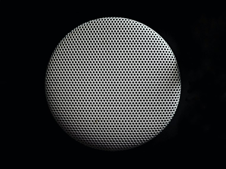Professionally installed speaker