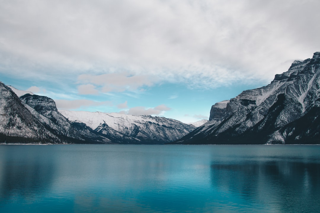 Glacial lake photo spot Lake Minnewanka Kananaskis Improvement District