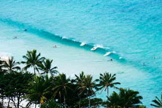people surfing on body of water during daytime