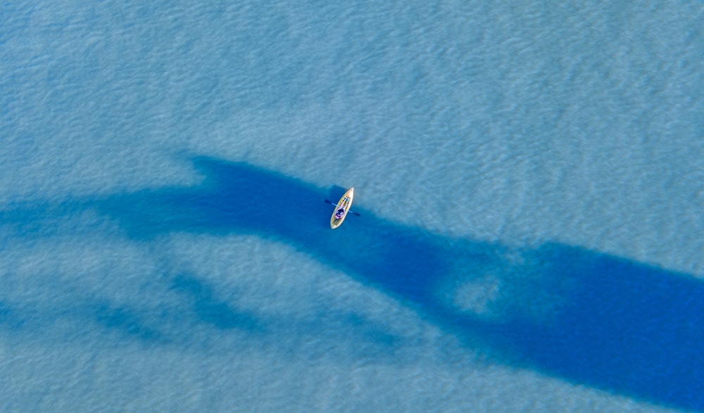 white boat on body of water