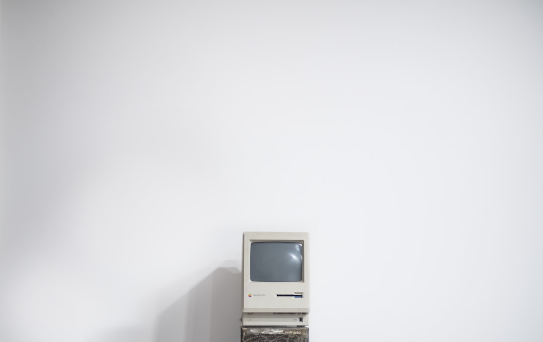 CRT monitor turned off,