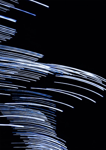 time lapse photography of light