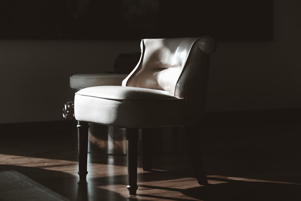 white pub chair