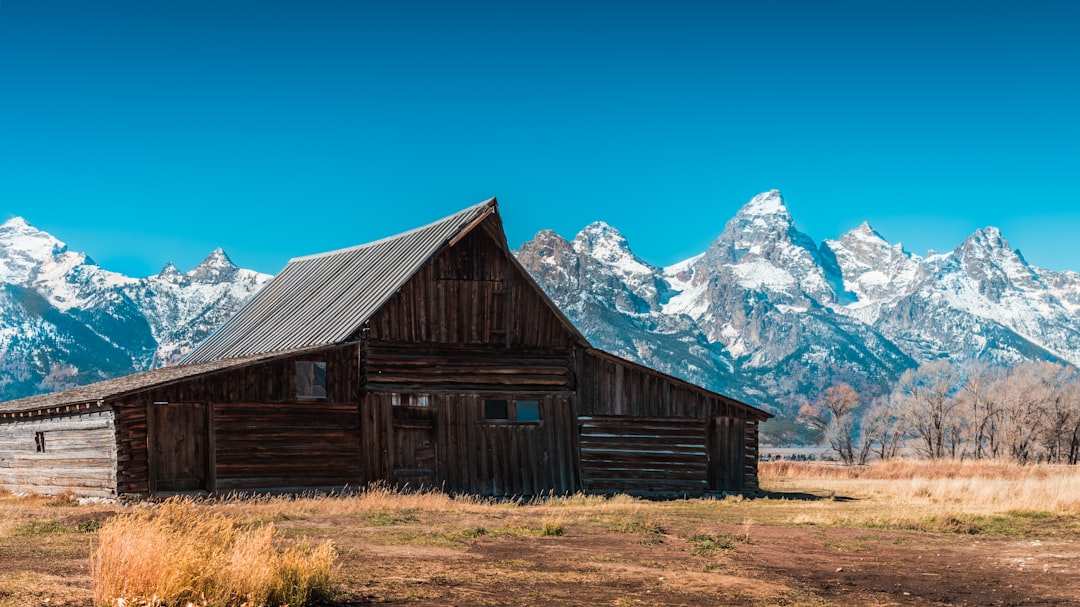 Log cabin photo spot Moose Grand Teton National Park