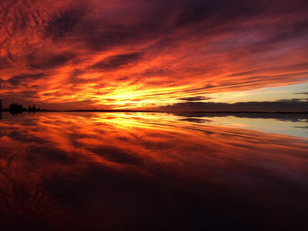 silhouette of clouds