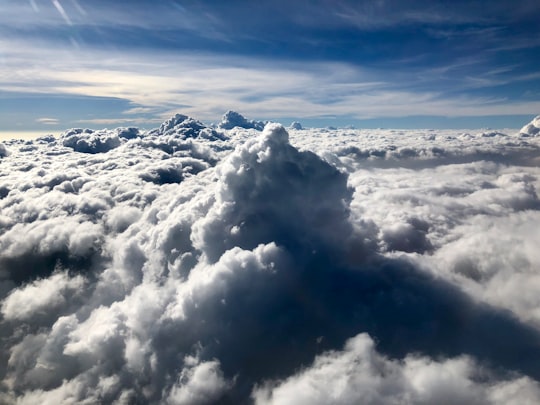 sea of clouds in Bengaluru India