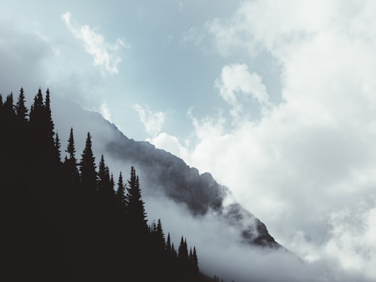 photography of silhouette of mountain in Glacier National Park United States
