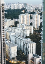 Aerial Photography of buoildingms