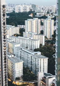 Aerial Photography of buoildingms